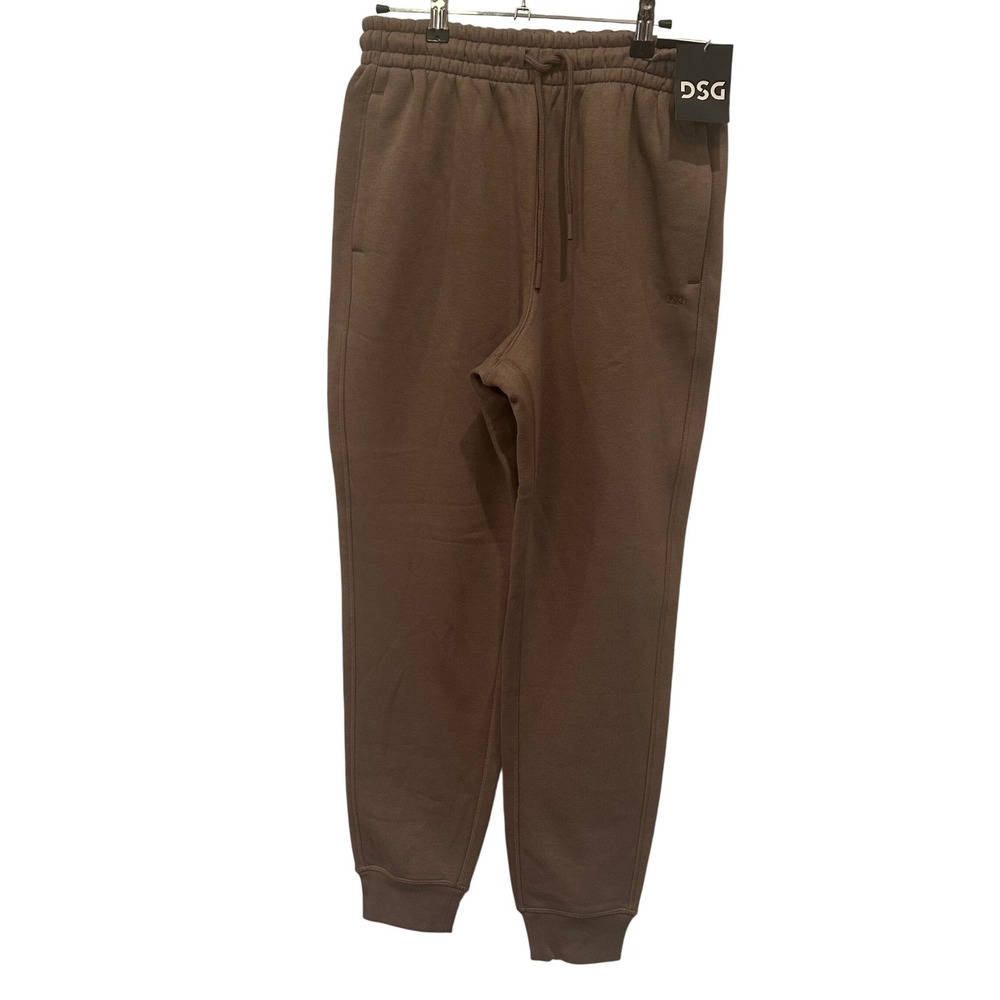 NEW DSG Mens Classic Fleece Jogger Warm‎ Almond Sweatpants Size S